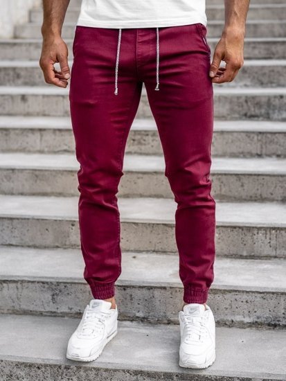 Joggers para hombre color burdeos Bolf CT8808