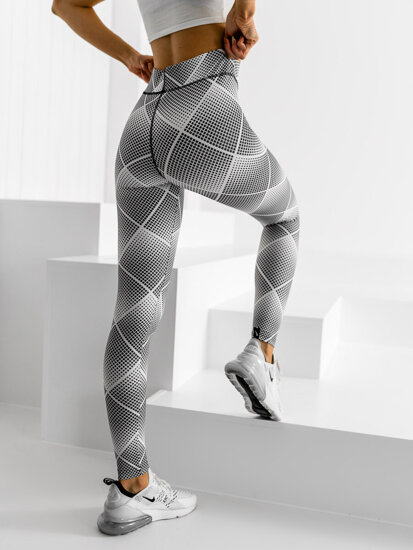 Leggings blancos y negros para mujer Bolf 20967