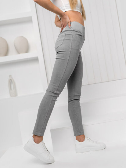 Leggings de vaquero para mujer gris Bolf S111