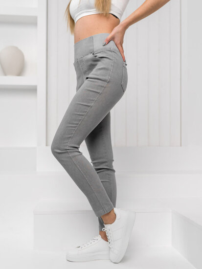 Leggings de vaquero para mujer gris Bolf S111