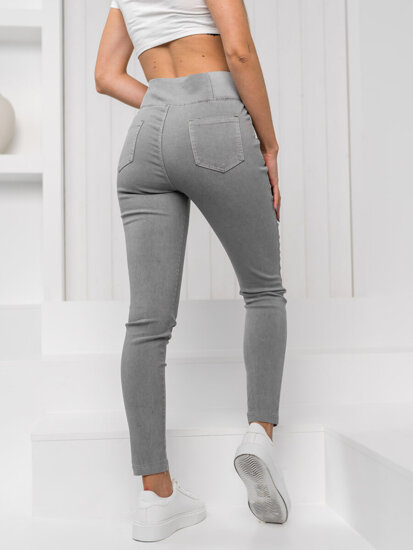 Leggings de vaquero para mujer gris Bolf S111