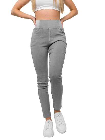 Leggings de vaquero para mujer gris Bolf S111