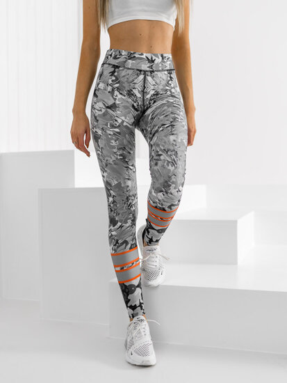 Leggings gris para mujer Bolf 20329