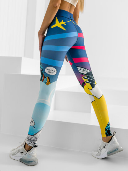 Leggings multicolor para mujer Bolf 20938