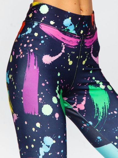 Leggings multicolor para mujer Bolf 20973