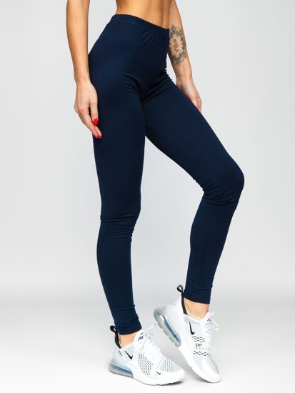 Leggings para mujer color azul oscuro Denley YW01050