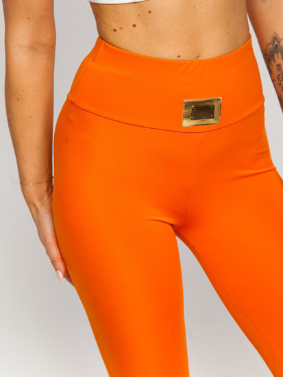 Leggings para mujer naranja Bolf 021A