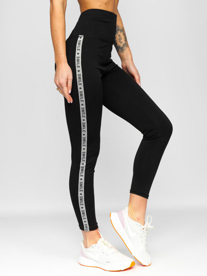 Leggings para mujer negro Bolf TS210