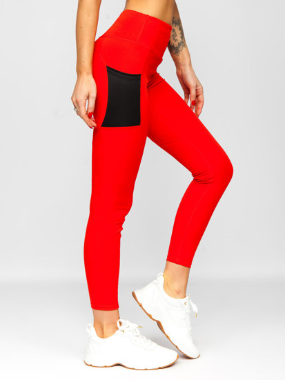 Leggings para mujer rojo Bolf XL009