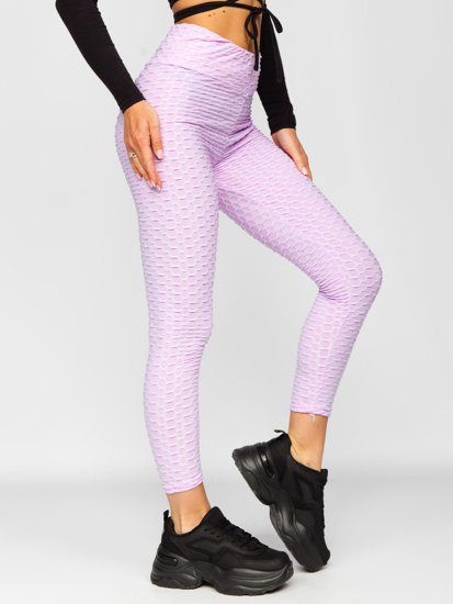 Leggings para mujer violeta claro Bolf YW88024