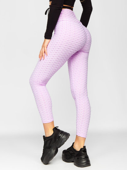 Leggings para mujer violeta claro Bolf YW88024