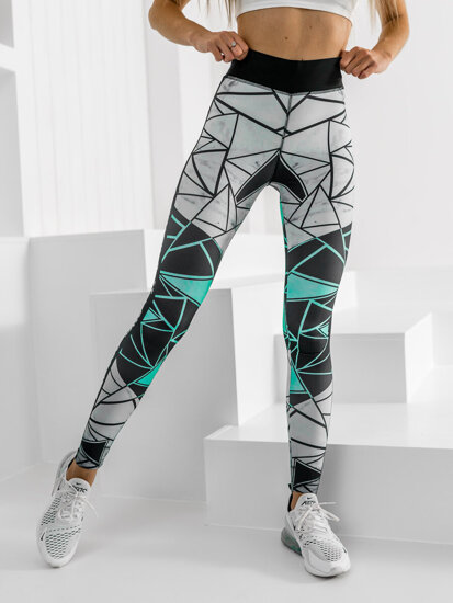 Leggings verde menta para mujer Bolf 20432