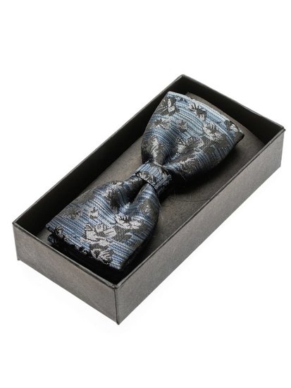 Pajarita elegante para hombre azul Bolf M108