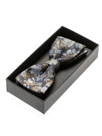 Pajarita elegante para hombre azul oscuro Bolf M109