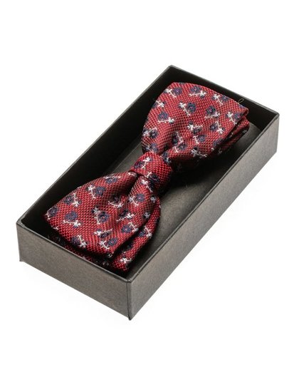 Pajarita elegante para hombre roja Bolf M103