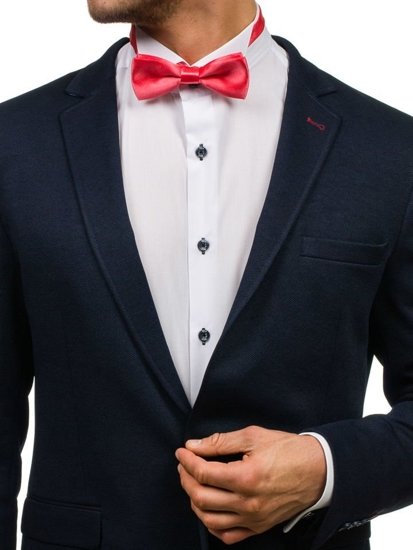 Pajarita elegante para hombre rojo claro Bolf M001