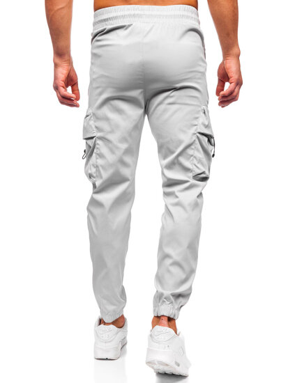 Pantalón cargo de chándal jogger para hombre gris Bolf HSS299