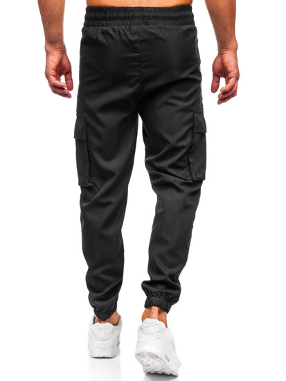 Pantalón cargo de chándal jogger para hombre negro Bolf HSS298