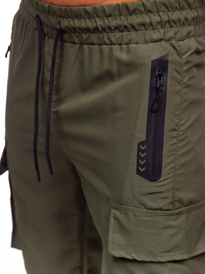 Pantalón cargo de chándal jogger para hombre verde Bolf HSS297