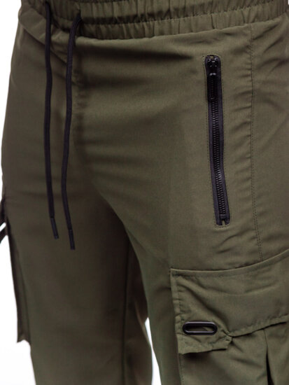 Pantalón cargo de chándal jogger para hombre verde Bolf HSS298