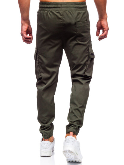 Pantalón cargo de chándal jogger para hombre verde Bolf HSS300