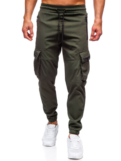 Pantalón cargo de chándal jogger para hombre verde Bolf HSS300