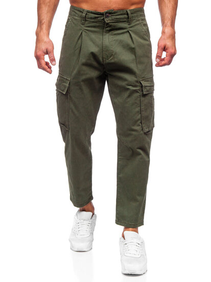 Pantalón cargo de tela para hombre caqui Bolf 77323