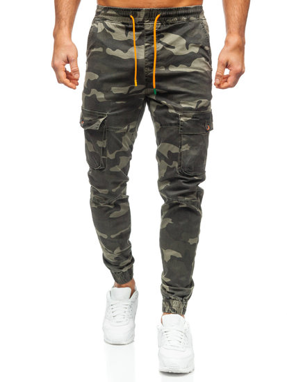 Pantalón cargo jogger para hombre verde Bolf R8601