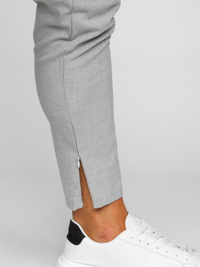 Pantalón chino de tela para hombre gris Bolf 0062