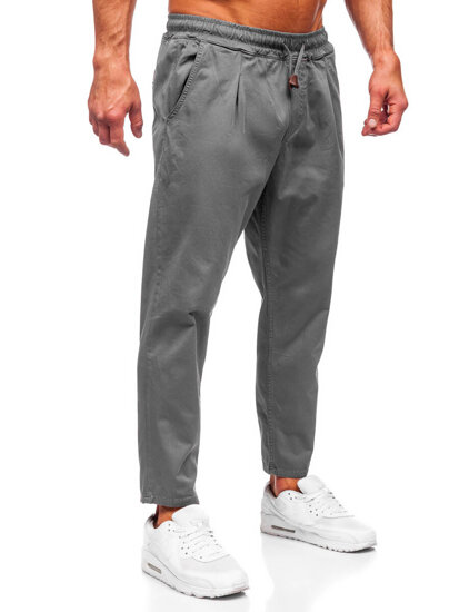 Pantalón chino de tela para hombre gris Bolf 6237