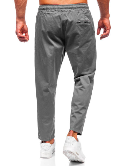 Pantalón chino de tela para hombre gris Bolf 6237