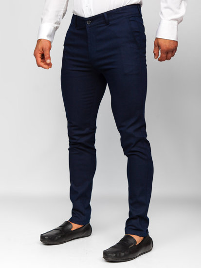 Pantalón chino para hombre azul oscuro Bolf 5000-2