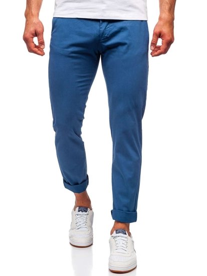 Pantalón chino para hombre color índigo Bolf 1146