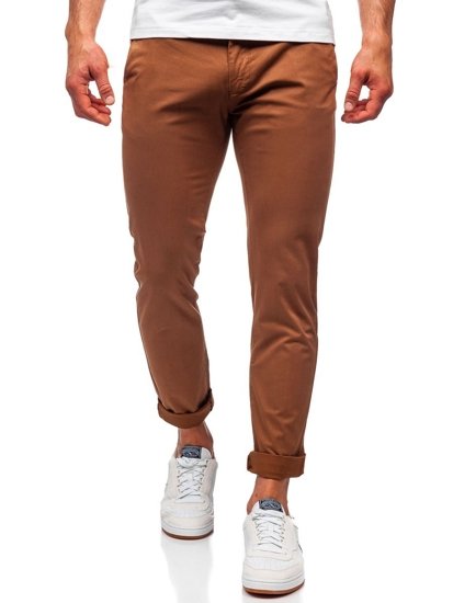 Pantalón chino para hombre color marrón Bolf 1146