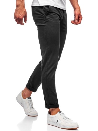 Pantalón chino para hombre color negro Bolf 1146