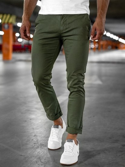 Pantalón chino para hombre color verde Bolf 1146