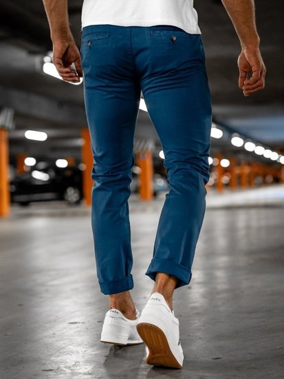 Pantalón chino para hombre índigo Bolf 1146