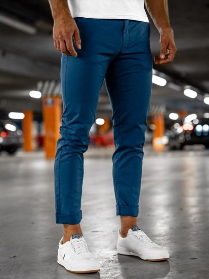 Pantalón chino para hombre índigo Bolf 1146