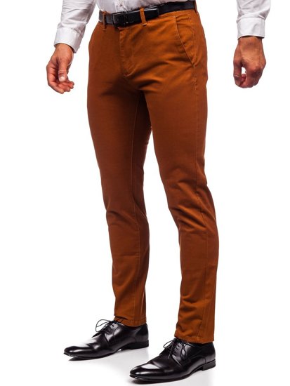 Pantalón chino para hombre marrón Bolf 1143