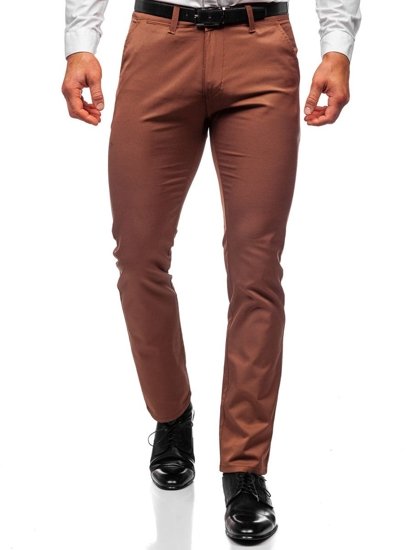 Pantalón chino para hombre marrón Bolf KA1786P