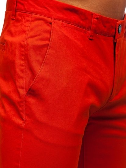 Pantalón chino para hombre naranja oscuro Bolf 1143