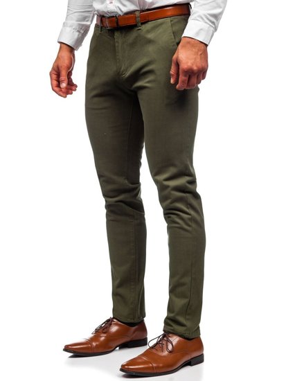 Pantalón chino para hombre verde Bolf 1143