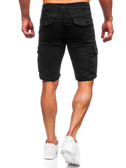 Pantalón corto cargo para hombre color negro Bolf YF2219