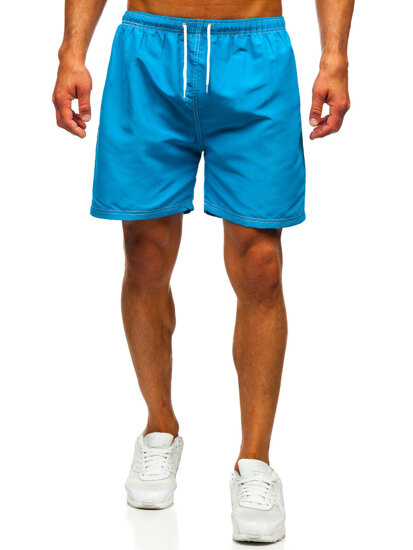 Pantalón corto de baño para hombre azul Bolf HN101