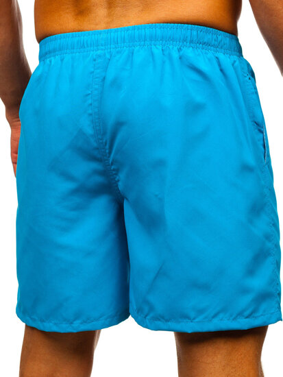 Pantalón corto de baño para hombre azul Bolf HN123