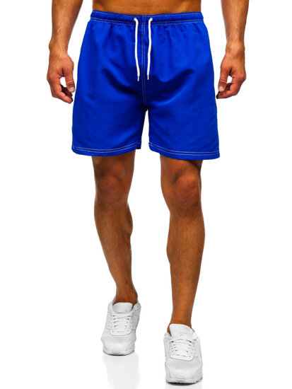 Pantalón corto de baño para hombre azul medio Bolf HN101