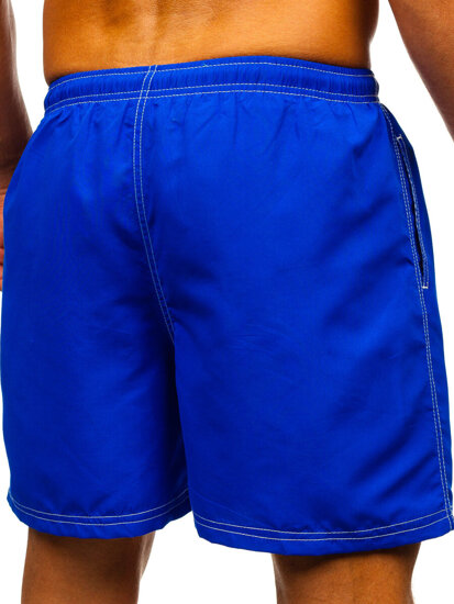 Pantalón corto de baño para hombre azul medio Bolf HN101