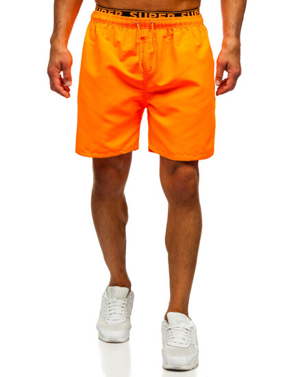 Pantalón corto de baño para hombre naranja Bolf HN122