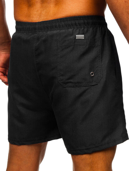 Pantalón corto de baño para hombre negro Bolf XL020