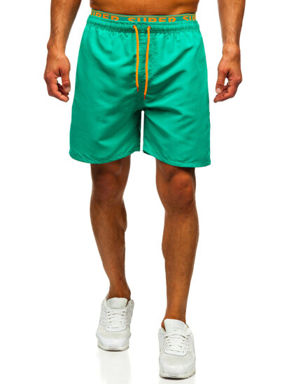 Pantalón corto de baño para hombre verde oscuro Bolf HN122